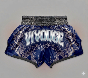 Ropa de Artes Marciales al por Mayor, Pantalones Cortos de Muay Thai y Boxeo, 100% Poliéster Lavado, Transpirable, con Logotipo Personalizado para Clubes de EE. UU. - Product Image 5