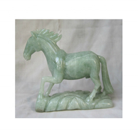 Figurine d'animal en onyx sculptée à la main, personnalisée, motif cheval, prix bas, haute qualité, fabriquée au Pakistan, design de logo personnalisé