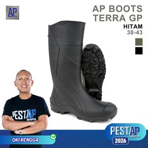 AP <b>Boots</b> TERRA GP Hitam-Heavy Duty Waterproof PVC Safety <b>Work</b> Rain <b>Boots</b> - Product Image 1