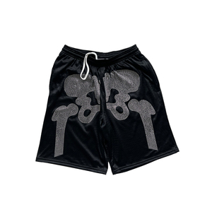 กางเกงขาสั้นจ็อกเกอร์ลำลองเอวยางยืดผ้าไนลอน/คอตตอนเฟรนช์เทอร์รี่สำหรับฤดูร้อนสไตล์สตรีทแวร์ผู้ชาย - Product Image 1