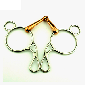 Bocados de alta calidad de acero inoxidable y plata alemana para equitación western e inglesa, bocado gag para caballos. - Product Image 4