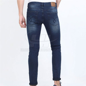 Pantalon en jean décontracté de fabrication professionnelle à bas prix, service OEM, design de logo personnalisé, pantalon pour homme, 100% coton, séchage rapide, respirant - Product Image 2