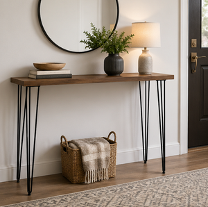 20 Inch Hairpin Furniture <b>Legs</b> Set of 4 Heavy Duty 3 Rod Metal <b>Table</b> <b>Legs</b> for DIY Desk Coffee Dining <b>Table</b> EDPTBL017 - Product Image 1