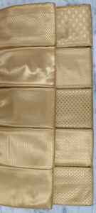 Tissu Jacquard Uni de Luxe 100% Polyester Anti-Boulochage Poids Moyen Couleur Unie Doux Textile Banarasi pour Mariage - Product Image 4