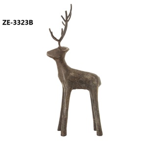 Obra de arte animal de metal hecha a mano de lujo para hogares modernos, pieza de arte para habitación, decoración de habitación Star Bloom, escultura moderna china, Zahid Exports - Product Image 3