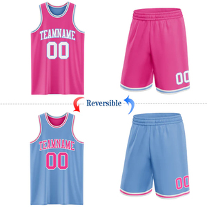 Maillot de basket-ball réversible, fabricant de vêtements de sport d'équipe - Product Image 2