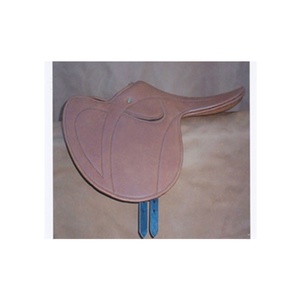 Selle d'endurance pour chevaux anglaise personnalisable, équipement de course en cuir de qualité supérieure avec couleurs personnalisées, provenant d'un fournisseur indien. - Product Image 1