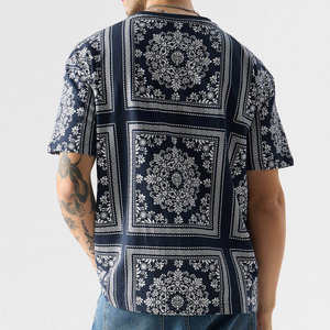 Camiseta Personalizada de Estilo Urbano para Hombre, con Estampado Gráfico, Método de Impresión Digital en Algodón, Camiseta con Estampado Gráfico - Product Image 2