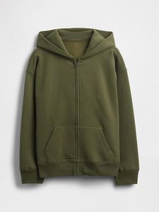 Sudadera con Capucha para Mujer, Color Sólido, con Cierre, Forro Polar, Mezcla de Algodón Suave, Lavable a Máquina, Bolsillos Delanteros, Casual, Otoño Invierno - Product Image 1