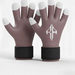 Gants de gardien de but unisexes personnalisés de haute qualité, matériau PU, lacets respirants, protection des doigts et du pouce, RIVIAN ATLANTIC - Product Image 5