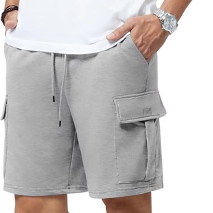 Pantalones Cortos Deportivos de Lona para Hombre, Cierre con Cordón, Cintura Elástica, Casuales, para Gimnasio, Entrenamiento, Uso Diario, Secado Rápido, Transpirables, Antiarrugas - Product Image 4