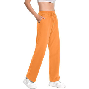 Women Regular Straight Fit Summer Vintage Casual Jogger Sweatpants Adjustable Waist 100% Cotton Anti-Wrinkle Quick Dry Windproof - Product Image 1