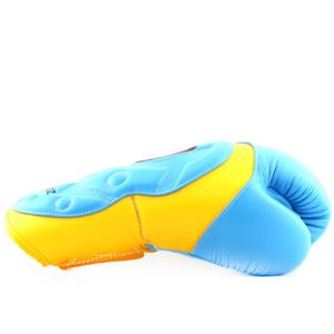 Guantes de Boxeo TWINS Profesionales para Muay Thai, Entrenamiento, Sparring, Combate, Transpirables, con Cierre de Velcro, Modelo RL-BG-176 - Product Image 4