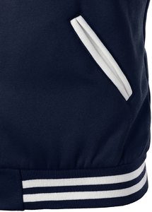 Custom Luxury Coated Canvas Formal Varsity Jacket for <b>Men</b> College Baseball with Custom Colors - Product Image 6
