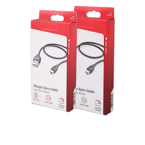 Boîte en carton recyclable laminée mate pour l'emballage de câbles et d'électronique grand public - Product Image 3