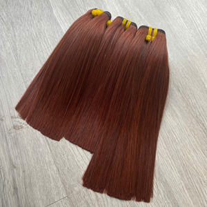 Silky Bone Straight <b>Brown</b> Vietnamese Luxury Virgin Human Hair Extensions for Women's Lace Front <b>Wigs</b> - Product Image 6