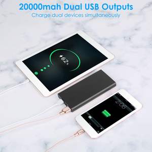 Banco de Energía Portátil de 20000mAh con Doble Salida USB, Cargador de Teléfono con Batería Externa, Tipo C, Micro USB, Estación de Carga - Product Image 2