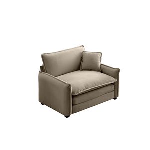 Divano Singolo in Velluto a Coste Comodo con Seduta Profonda e Cuscino per Soggiorno e Camera da Letto, Adatto a Diverse Occasioni - Product Image 5