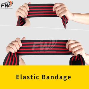 ผ้าพันเข่าสำหรับยกน้ำหนัก OEM Gym Powerlifting พร้อมโลโก้สั่งทำ อุปกรณ์เสริมเพาะกายแบบยืดหยุ่น ผ้าพันเข่าสำหรับยกน้ำหนัก มีจำหน่าย - Product Image 5