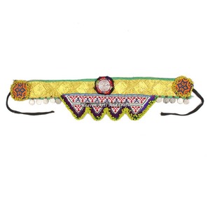 Vintage Belt Belly Dance Bead Afghani Traditional Waist Belt Kuchi Tribal BB086A <b>Old</b> Banjara Real Vintage Handmade Beaded Belts - Product Image 1