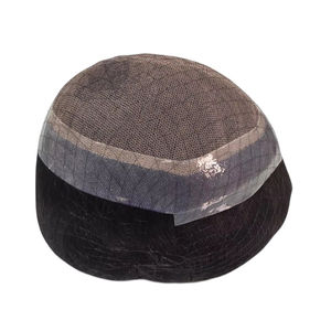 Perruque pour homme de qualité supérieure, cheveux raides crépus Remy, toupet 100 % densité, les meilleurs cheveux pour hommes - Product Image 1