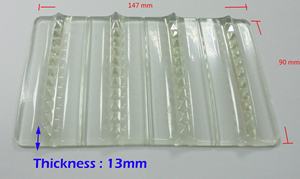 STP-R34 Antidérapant Snowboard Neige Stomp Rectangle W/Pointes - Product Image 2