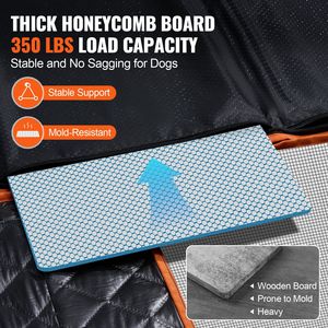 Housse de siège de voiture imperméable 600D pour animaux de compagnie, pour SUV, 51,2 x 27,6 pouces, housse de siège de voiture pour chien pour siège arrière - Product Image 3