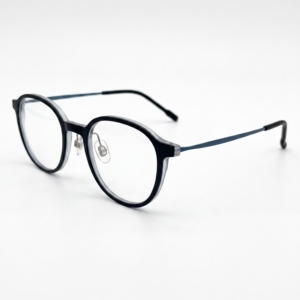 Lunettes photochromiques anti-lumière bleue UV420, monture ronde intégrale en plastique léger, mode personnalisée, RX OEM ODM - Product Image 4