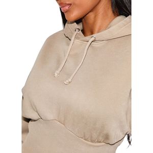 Conjunto de Sudadera Corta y Pantalones Deportivos de Cintura Alta para Mujer, Traje de 2 Piezas con Cremallera, Logotipo Personalizado, Venta al Por Mayor OEM - Product Image 2