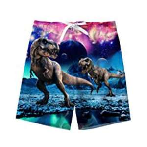 Customized <b>Men's</b> Quick-Drying Beach Shorts Loose Fit 3D Floral Animal Dot Designs Large Size Waterproof Five-Quarter Swim Shorts - Product Image 6