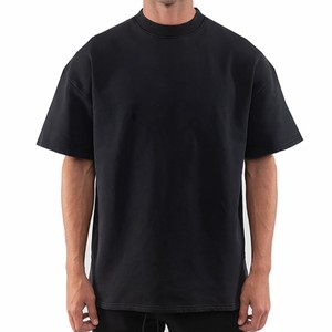 T-shirt en coton uni pour homme, respirant, doux, léger, confortable, décontracté, pour un usage quotidien, haut basique d'été - Product Image 3