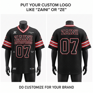 Premium 150 GSM Breathable Polyester Mesh Football Jersey Black <b>Red</b> White Custom Logo Name Number Teamwear Sports - Product Image 1