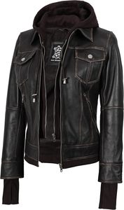 Chaqueta de Cuero Cortavientos para Hombre y Mujer, Estilos Personalizados, Ropa de Otoño e Invierno, Múltiples Colores, Chaqueta de Cuero 2026 - Product Image 3