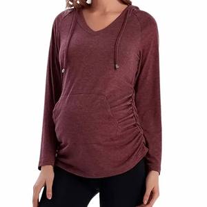 Sudaderas de Maternidad Personalizadas al por Mayor para Mujer, Sudaderas con Capucha para Embarazadas, Personalizables para Lactancia - Product Image 4