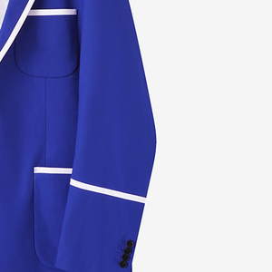 Blazer unisexe Zeta Blue Sorority Inc, logo brodé élégant et professionnel, fabricant et fournisseur OEM ODM sur mesure - Product Image 2