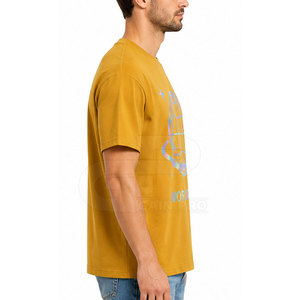 Camiseta de Algodón con Estampado Reflectante Gráfico para Hombre, Camiseta Oversize de Estilo Urbano, Tela Suave, Ropa Casual Elegante para Cada Temporada - Product Image 6