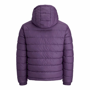 Veste d'hiver matelassée pour homme, best-seller, en toile, coupe-vent, chaude, service OEM, couleurs personnalisables sur le devant - Product Image 6