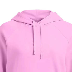 Sudadera con Capucha Rosa para Mujer, Color Sólido, Manga Larga, Tejido de Punto, Corte Regular, Transpirable, Secado Rápido, para Invierno - Product Image 5