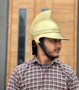 Casco de Gladiador Iron Thraex, Chapado en Oro, Pulido, Auténtica Armadura Romana para Reenactment, Cosplay y Exhibición, Navidad, Halloween - Product Image 4