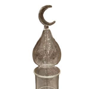 Muslim Moon Star Tower Tabletop Handcrafted Crystal Glass Kaaba Mecca Makkah Allah Ramadan Wedding Islamic Gift Party - Product Image 1