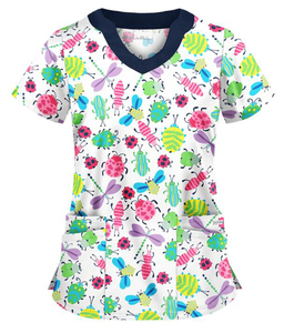 Wholesale Hospital Uniform Medical Nursing Scrubs <b>Set</b> 4 Way Stretch Tops and Pants Unisex Medical Scrub For Women - Product Image 5