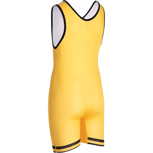 Custom Wrestling Singlet Sublimated Men’s Team Uniform High Stretch Breathable Quick Dry Competition Training <b>Bodysuit</b> OEM Sport - Product Image 2