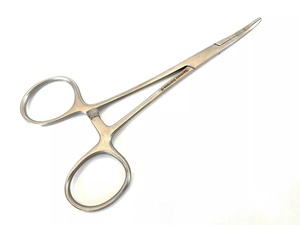 คีมคีลลี่สแตนเลสสตีล XELTECH SURGICAL OEM แบบโค้งและแบบตรง สำหรับหนีบหลอดเลือดดำในศัลยกรรม รุ่น XS-ES-01 สำหรับโรงพยาบาล - Product Image 2