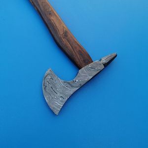 Industrial Carbon Steel Hand Hatchet Natural Wood Handle Portable Camping <b>Tool</b> Outdoor Wood Cutting Hiking Bushcraft Garden - Product Image 3