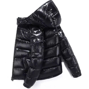 Veste d'hiver matelassée de haute qualité pour homme, col mandarin, tissu en laine, imperméable, respirante, à capuche, taille XS, service OEM ODM - Product Image 5