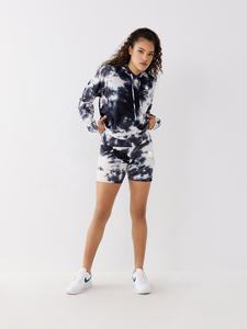 Tye and dye, venta al por mayor, conjuntos de sudaderas con capucha de alta calidad, sudadera personalizada, conjunto corto de sudadera deportiva para Fitness - Product Image 3