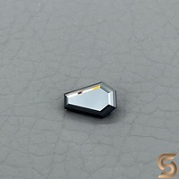SATANI BROTHERS Moissanite bleu-vert de laboratoire, taille cercueil, 3,56 carats, pierre libre, 12,4x8,1mm, pierre précieuse certifiée par un tiers