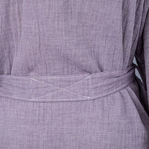 Premium Solid Women Sleepwear Pyjamas Custom Super Soft Breathable Home Shawl Collar Bathrobe - Product Image 3