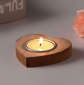 Wooden Candle Stand Holder for Home Decor Wooden Votive Candle Holder Modern Style Table <b>Top</b> Lighting Ambience Hot Arrival - Product Image 6