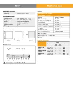 Compteur multifonction LCD Selec MFM384-C-CE avec communication RS485 - Product Image 5